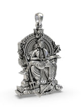Periyachi Amman Sterling Silver Goddess Pendant