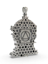 Periyachi Amman Sterling Silver Goddess Pendant