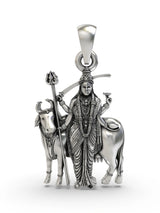Goddess Gatral Folk Deity Sterling Silver Pendant