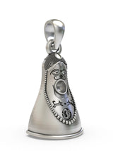 Shri Kodamdesar Bherunath Sterling Silver Nose Pin