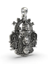 Goddess Mookambika Sterling Silver Pendant