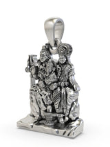 Shiva Parivar Sterling Silver Pendant
