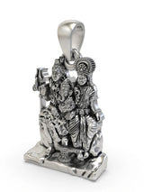 Shiva Parivar Sterling Silver Pendant