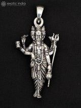 Guru Dattatreya Tridev Avatar Sterling Silver Pendant