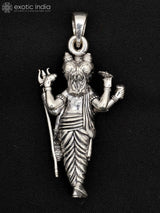 Guru Dattatreya Tridev Avatar Sterling Silver Pendant