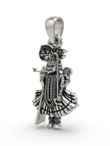 Shri Ranchhodraiji Maharaj Lord Krishna Sterling Silver Pendant