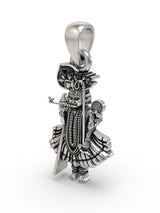 Shri Ranchhodraiji Maharaj Lord Krishna Sterling Silver Pendant