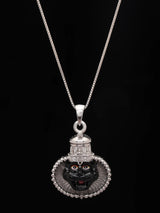 Narasimha Face Sterling Silver Pendant