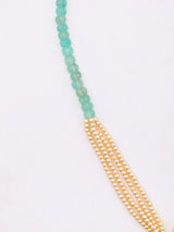 Polki Diamond and Kundan Sterling Silver Necklace and Earrings Set