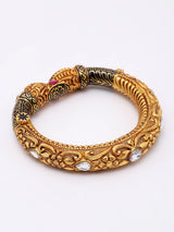 Ornate Sterling Silver Bangles with Semi Precious Stones