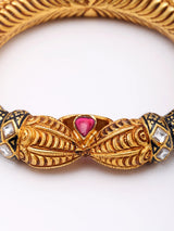 Ornate Sterling Silver Bangles with Semi Precious Stones