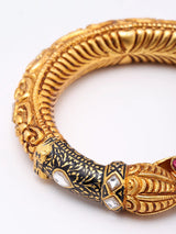 Ornate Sterling Silver Bangles with Semi Precious Stones