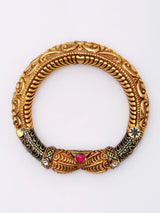 Ornate Sterling Silver Bangles with Semi Precious Stones