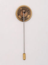 Nandi Bull Motif Brass Lapel Pin