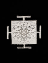 Baglamukhi Yantra Sterling Silver Pendant