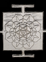 Baglamukhi Yantra Sterling Silver Pendant