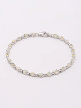 Faceted Ethiopian Opal Teardrop Sterling Silver Bracelet