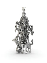 Lord Bhairava Sterling Silver Pendant