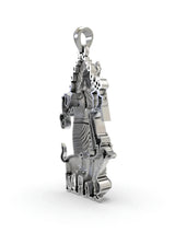Lord Bhairava Sterling Silver Pendant