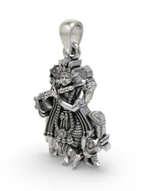 Chaturbhuja Venugopala Krishna Sterling Silver Pendant