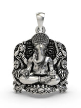Shree Siddhivinayak Ganapati Sterling Silver Pendant