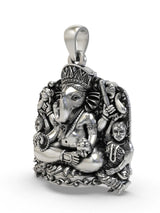 Shree Siddhivinayak Ganapati Sterling Silver Pendant