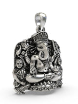 Shree Siddhivinayak Ganapati Sterling Silver Pendant