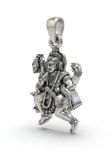 Batuk Bhairava Deity Sterling Silver Pendant
