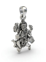 Batuk Bhairava Deity Sterling Silver Pendant