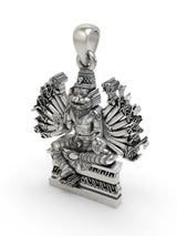 Lord Narasimha Avatar of Vishnu Sterling Silver Pendant