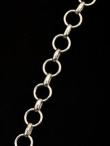 Faceted Rainbow Moonstone Sterling Silver Statement Necklace