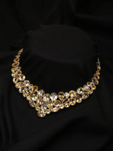 Faceted Citrine Sterling Silver Statement Necklace