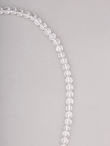 Natural Clear Quartz Beads Japa Mala Necklace