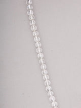 Natural Clear Quartz Beads Japa Mala Necklace
