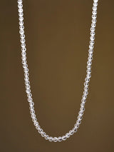 Natural Clear Quartz Beads Japa Mala Necklace