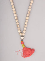 Tulsi Bead Japa Mala in Sterling Silver