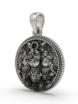 Lord Jagannath Balabhadra Subhadra Sterling Silver Pendant