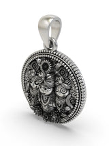 Lord Jagannath Balabhadra Subhadra Sterling Silver Pendant