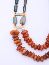 Tribal Multicolour Beaded Thread Closure Necklace