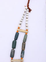 Tribal Multicolour Beaded Thread Closure Necklace