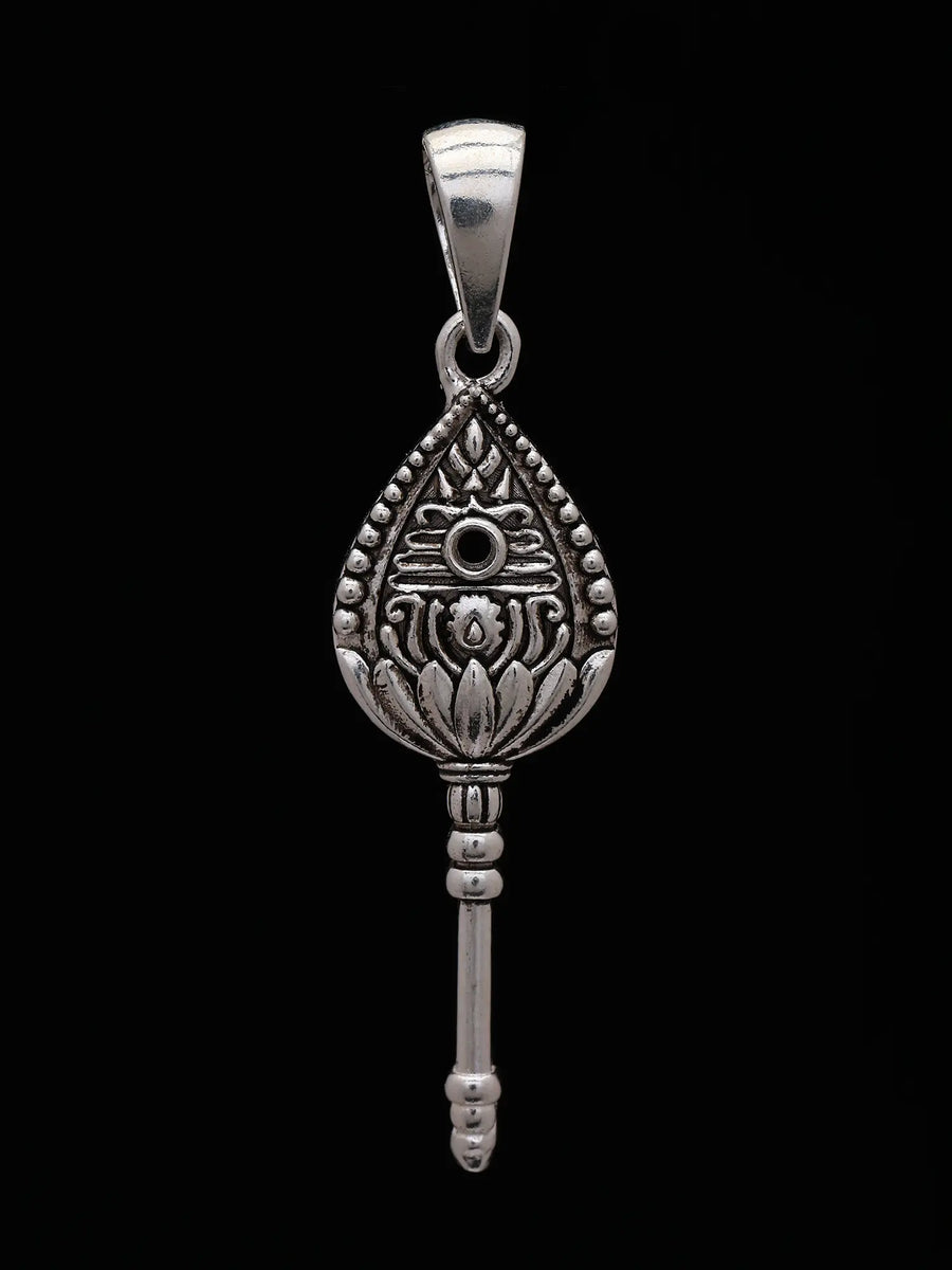 Lord Murugan Vel Sterling Silver Pendant