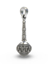 Hanuman Gada Sterling Silver Pendant