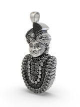 Mahakaleshwar Lord Shiva Sterling Silver Pendant