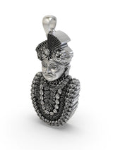 Mahakaleshwar Lord Shiva Sterling Silver Pendant