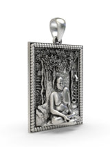 Shri Swami Samarth Maharaj Sterling Silver Pendant