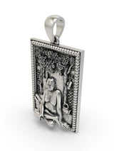 Shri Swami Samarth Maharaj Sterling Silver Pendant