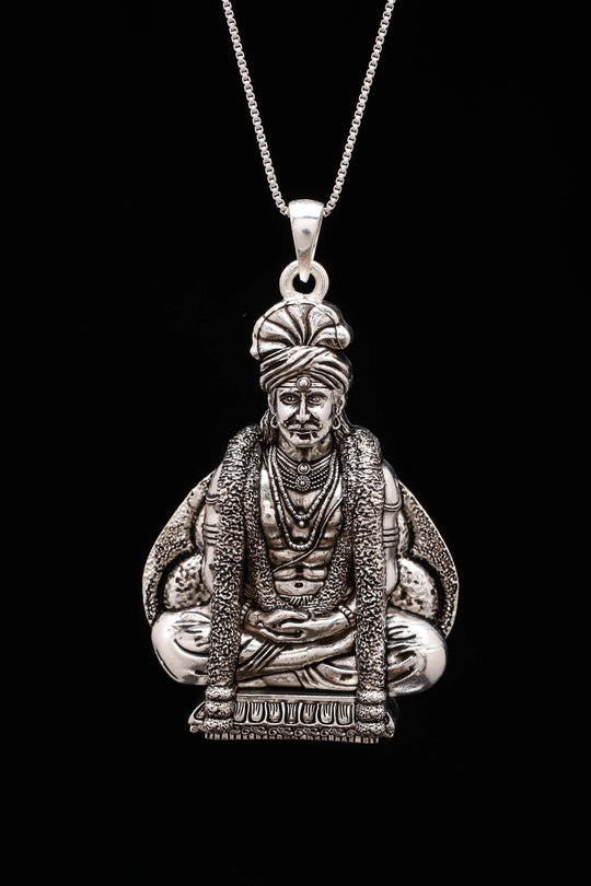 Lord Muneeswarar Sterling Silver Pendant