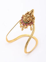 Goddess Lakshmi Temple Brass Vanki Armlet for Kids