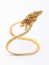 Goddess Lakshmi Temple Brass Vanki Armlet for Kids