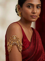 Traditional South Indian Brass Vanki Armlet Baju Band